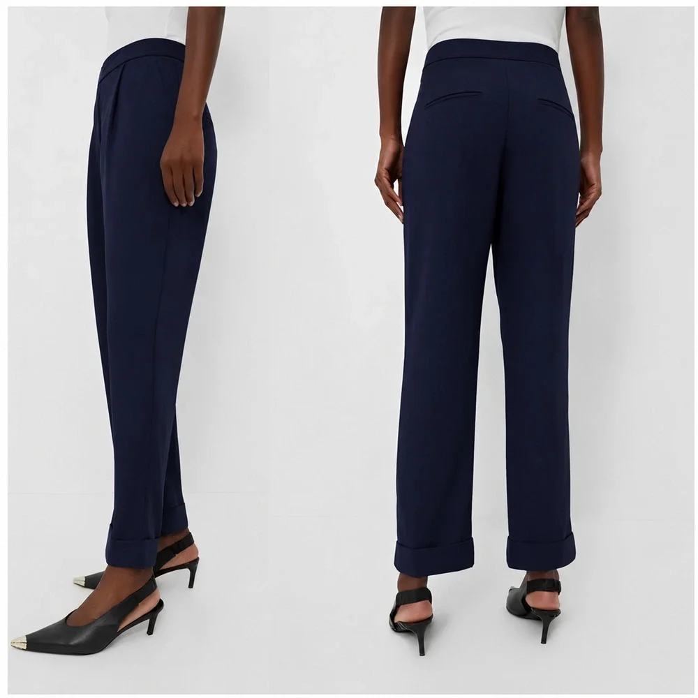 TUCKERNUCK Navy Duncan Pleated Trouser Size 10 NWT Retail $178 Tuckernuck